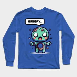 Cute Hungry Zombie Long Sleeve T-Shirt